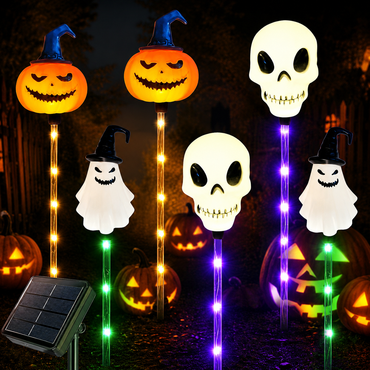 Halloween Outdoor Garden Waterproof Decorative String Lights