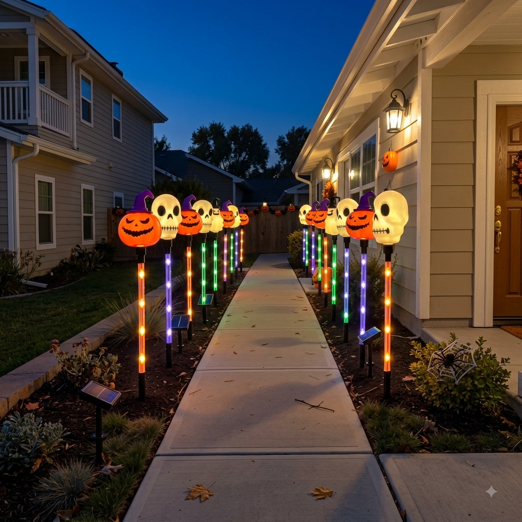 Halloween Outdoor Garden Waterproof Decorative String Lights